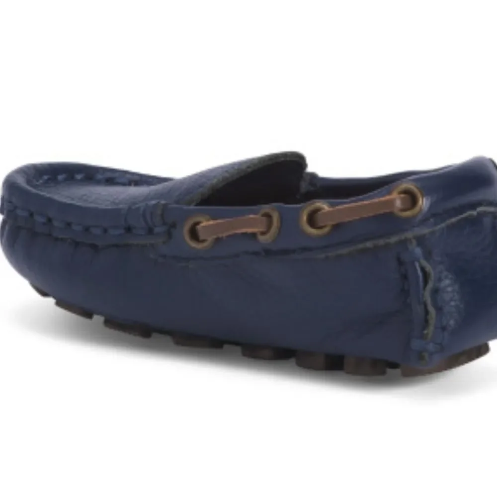 Janie & Jack Leather Driver Loafers‎